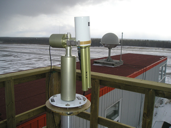 A view of the sunphotometer.