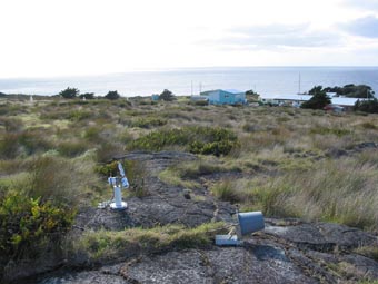 A view of the sunphotometer site.