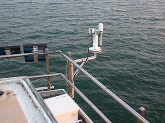 Current view of the SeaPrism sunphotometer since September 20, 2006.