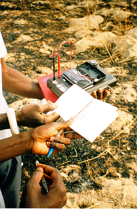 Picture of a handheld sun photometer