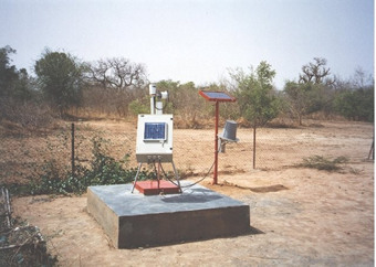 A large view to the North of the sunphotometer station
