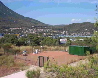 A large view of the site, ready to receive other atmospheric sensors, where the sunphotometer is installed