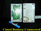 Picture of Cimel battery connected