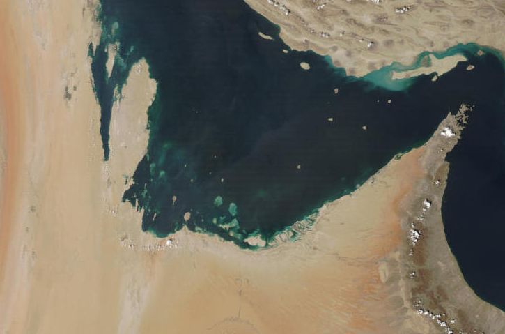MODIS-Terra image of the United Arab Emirates