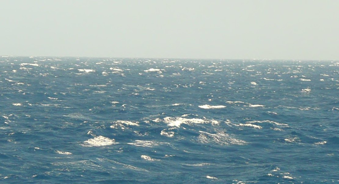 Sea conditions on August 11, 2010.