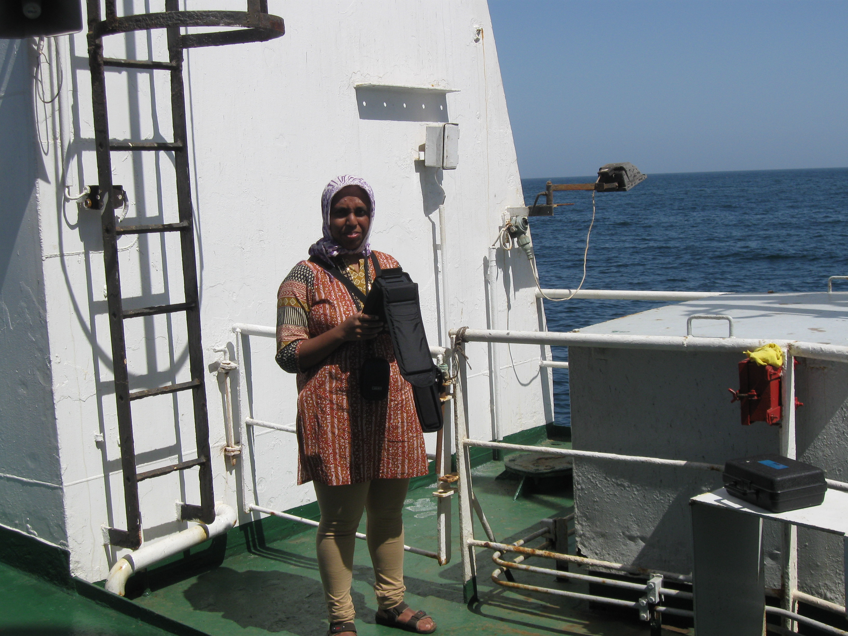 Measurements onboard: Ms. Radhika Chipade
