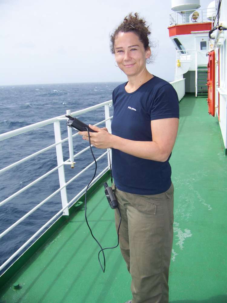 Measurements onboard: Ms. Cornelia Kampmann