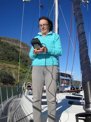 Measurements onboard: Mrs. Jean Findlay