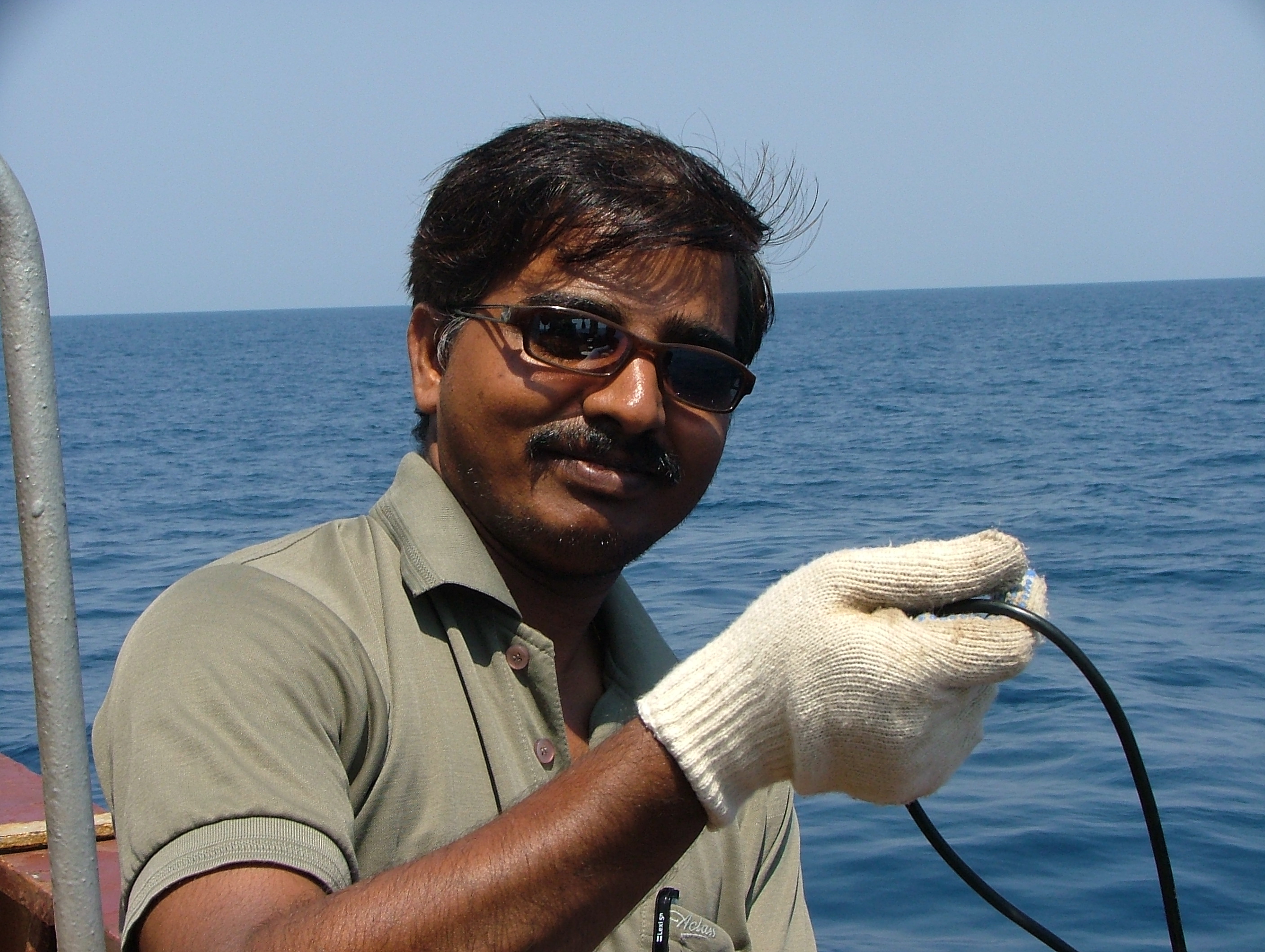 Dr. K. N. Babu onboard