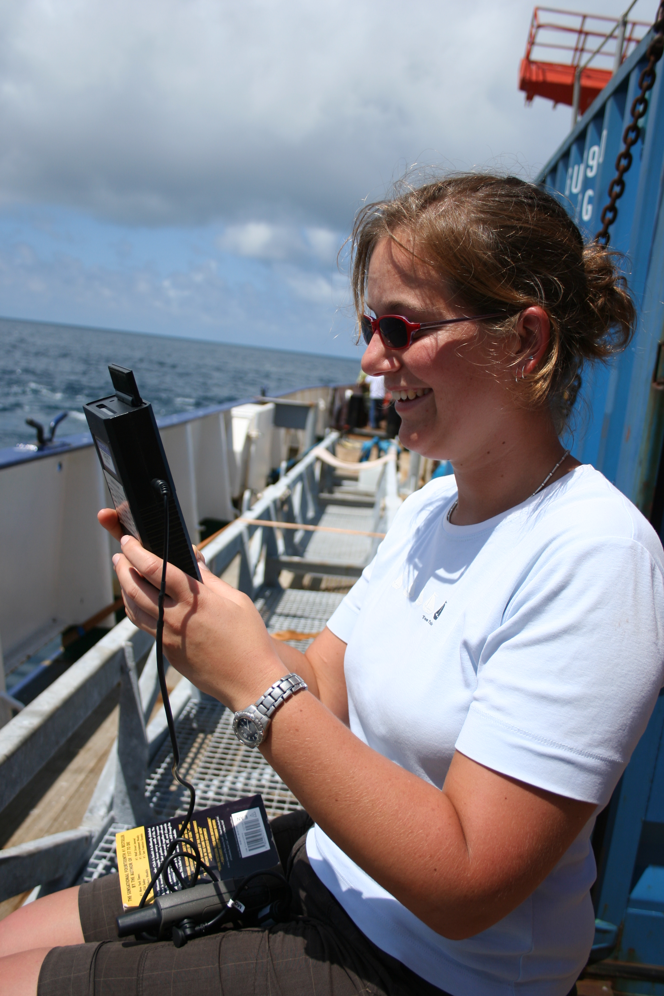 Measurements onboard: Ms. Kathrin Wuttig