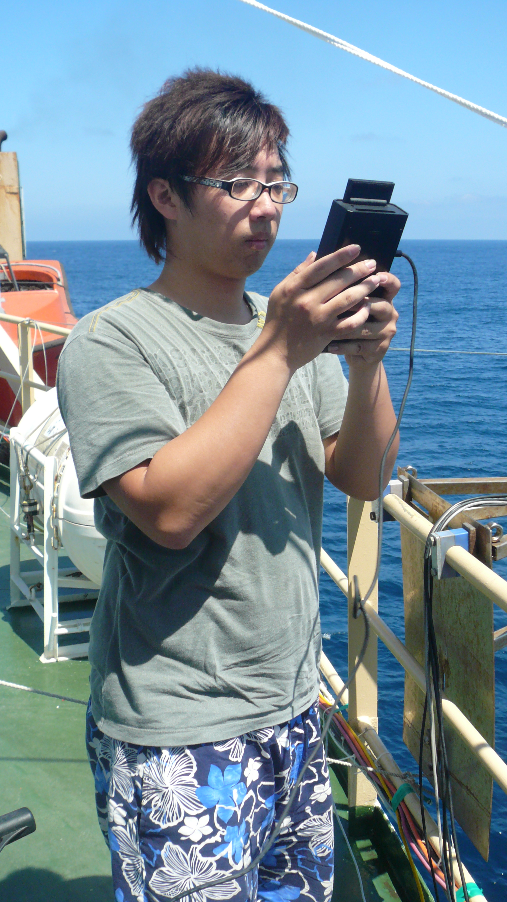 Measurements onboard: Mr. Chen Yong-Tat Chen