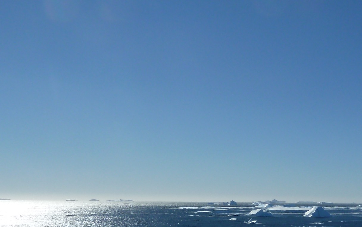 View of the Southern Ocean
