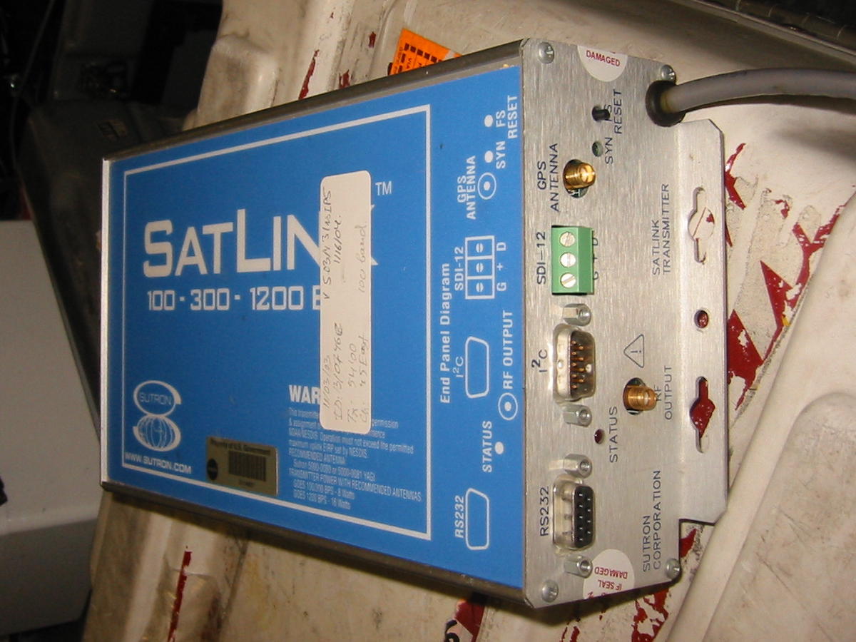 A view of the Sutron Satlink G312