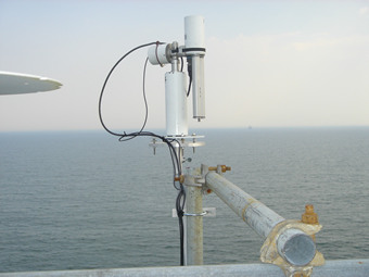 View of the SeaPrism sunphotometer.