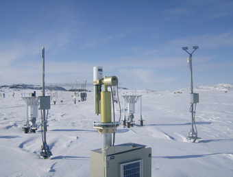 Cimel is co-located with other sensors.