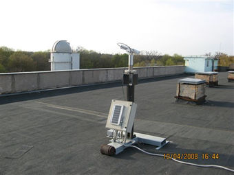 View of the sunphotometer from the South East.