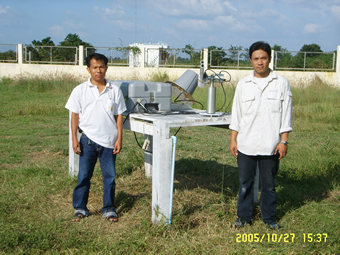 Site Managers:  Mr. Akkaneewut Chabangbon (right) and Mr. Chaiya Wongkarnthai (left)
