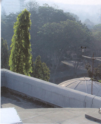 The terrace of our Institute building.