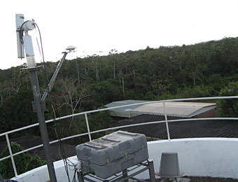 A wide view of the 22 meter Tower Site.