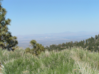 The Mojave Desert as seen from the CIMEL location