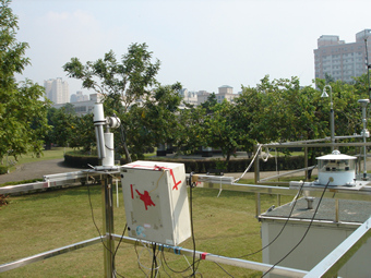 View of sunphotometer.