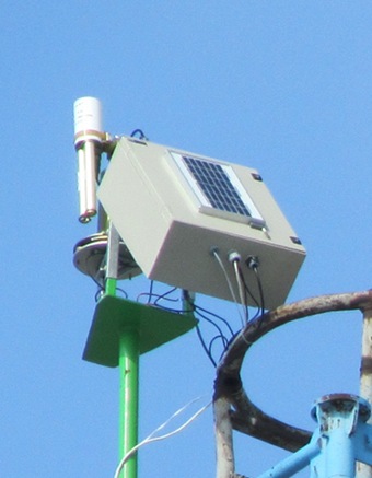 A closer view of the sunphotometer.