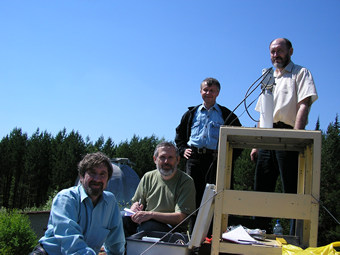 From left to right: Stanislav Gorda, Vasily Poddubny, Sergey Beresnev and Yury Markelov.