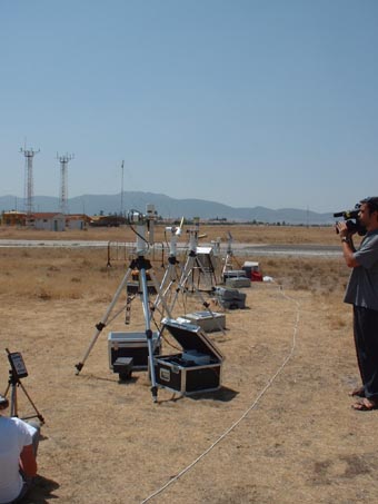 A view of the instrument site. 