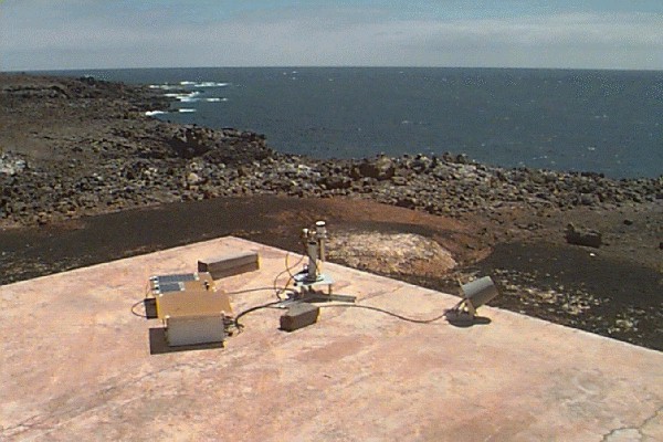 A view of the sun photometer instrument site