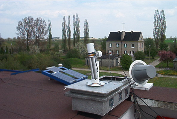 A close-up view of the instrument site in 2002.