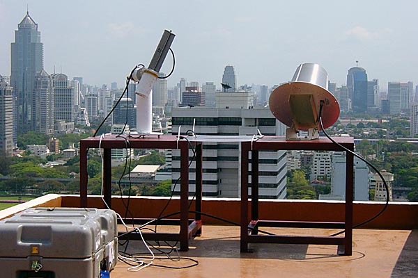 A view of the sun photometer site 