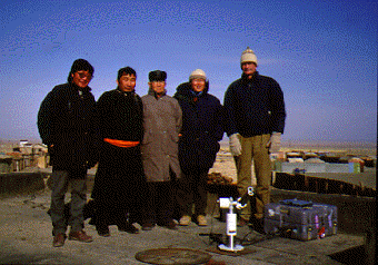 A view of the staff at the site.