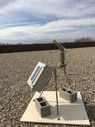 Instrument 551 sits atop the DigitalGlobe Longmont Building on the South West corner.
