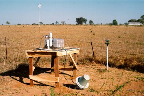 A view of the sunphotometer site in Kaoma, Zambia 