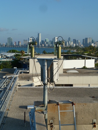 View of the sunphotometer.