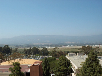 view to the north of the University of California, Santa Barbara.