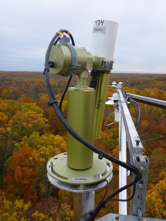 view of the sun photometer