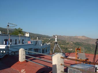 A view of the instrument site.