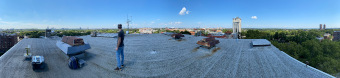Roof view of the sunphotometer.