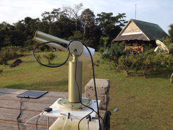 View of the sunphotometer. 