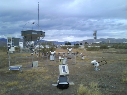 Figure 2 General view of the meteorological station of DLR at PSA.