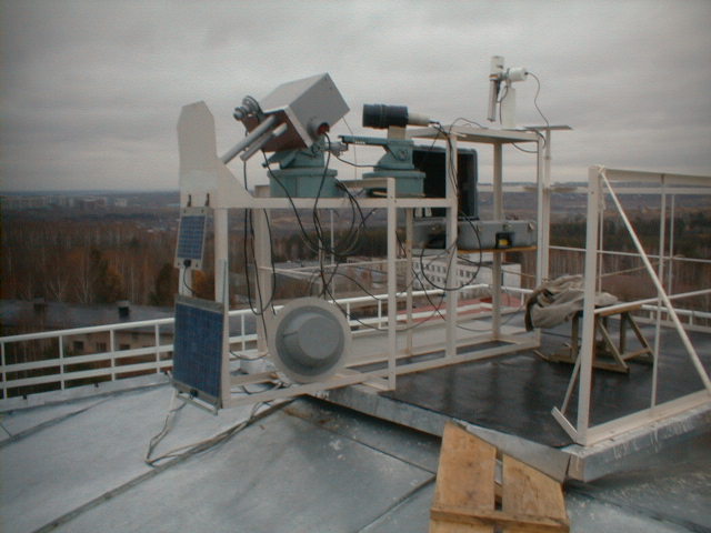 A view of the instrument site.