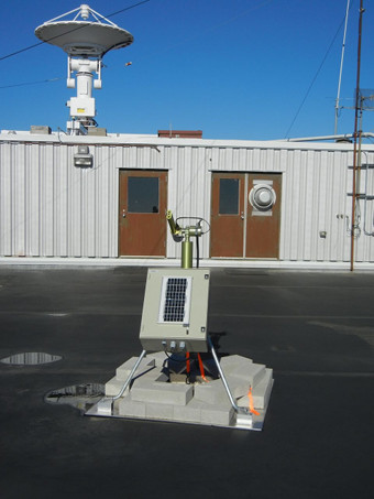 View of the sunphotmeter.
